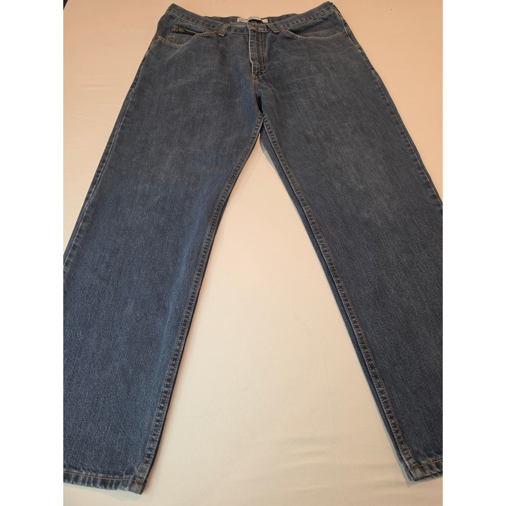 Lee Relaxed Fit Mens Jeans 36x30 Medium Wash Blue Denim 2055572